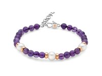 Bracciale Miluna Donna I SEGRETI DELLA NATURA in Argento Ametista PBR3554